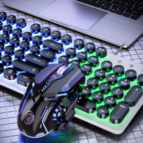 LED Backlight Gaming USB Wired Keyboard Mouse Set | TechTonic® - Stringspeed