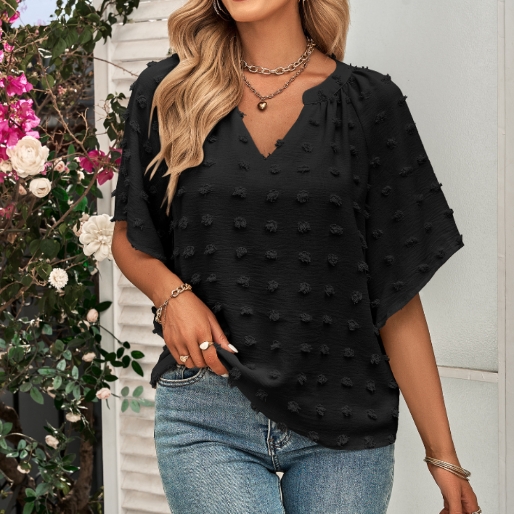 V Neck Batwing Summer Top | CozyCouture® - Stringspeed