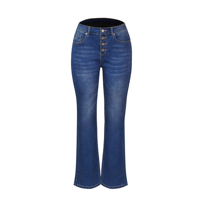 Button Fly Fashion Vintage Stretch Woman Denim Pants Jean | CozyCouture® - Stringspeed