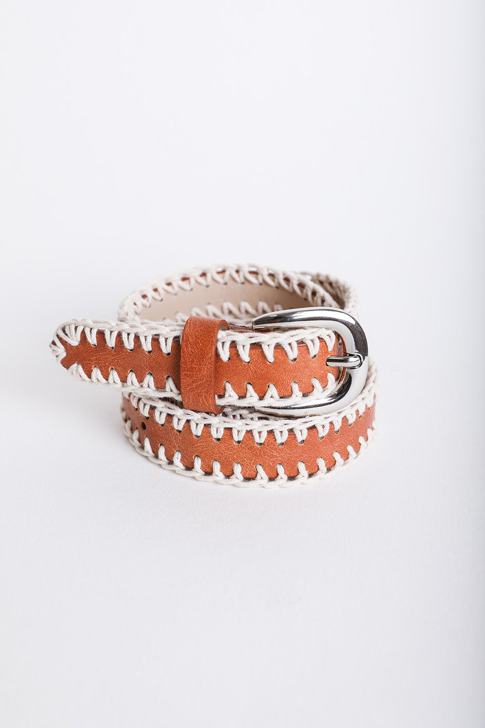 Crochet Vegan Leather Belt | CozyCouture® - Stringspeed