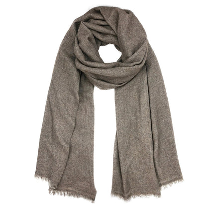 Espresso Handloom Cashmere Scarf | CozyCouture® - Stringspeed