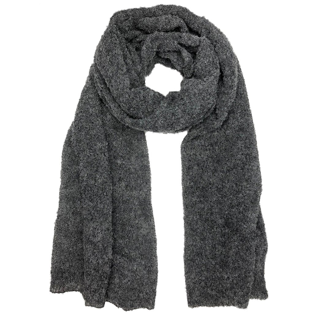 Charcoal Ultra Plush Alpaca Scarf | CozyCouture® - Stringspeed