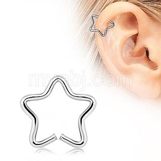 Stainless Steel Star Shaped Cartilage Earring | CozyCouture® - Stringspeed