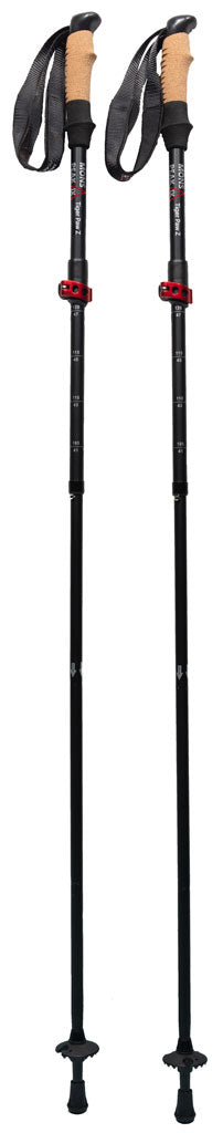 Mons Peak IX Tiger Paw Z Trekking Poles | ERGOHeal® - Stringspeed