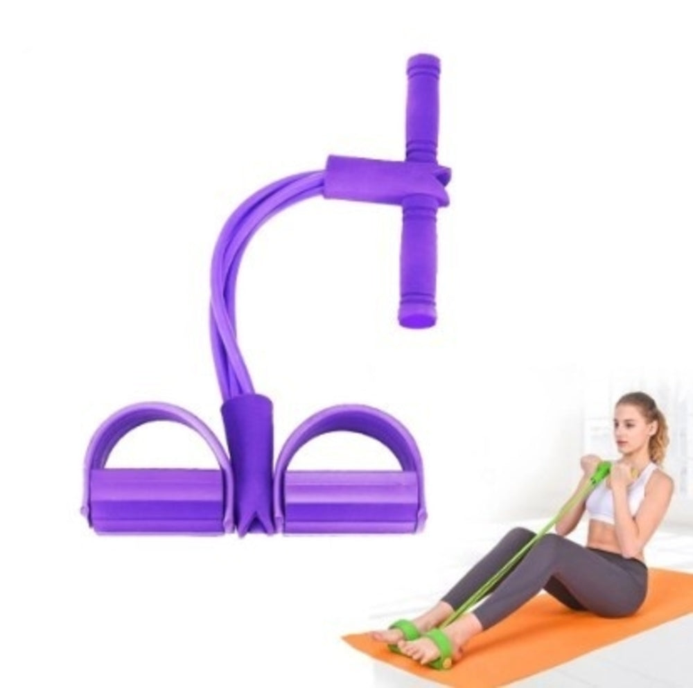Portable Fitness Resistance Band with Pedal | ERGOHeal® - Stringspeed