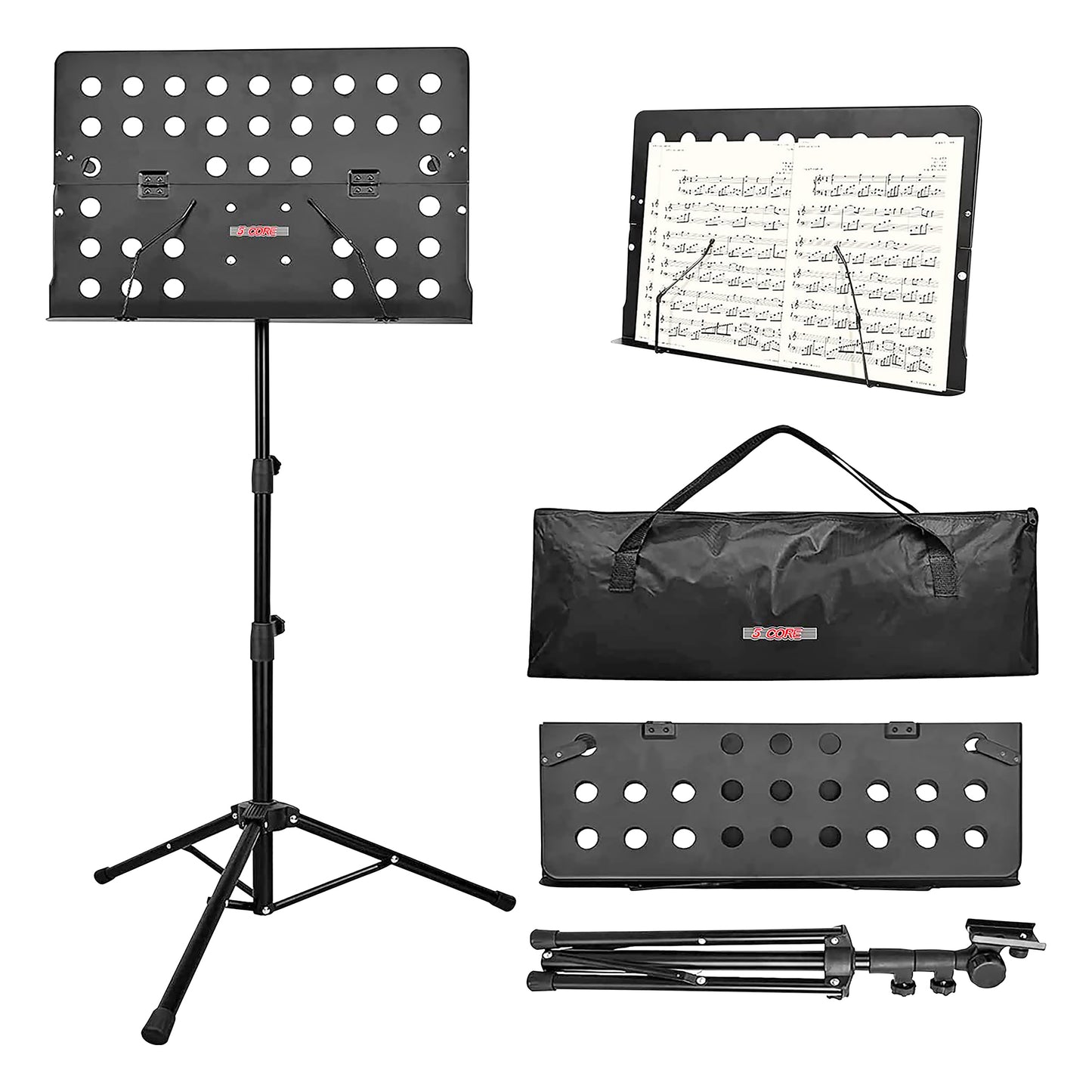 Portable Folding Music Stand - 2PCS | EastTone® - Stringspeed