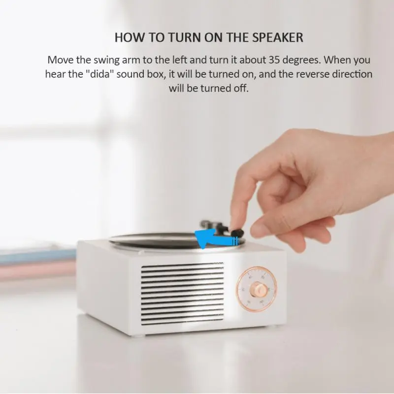 Retro Mini Vinyl Records Wireless Bluetooth Speakers - Stringspeed