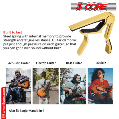 Premium Gold Capo | EastTone® - Stringspeed