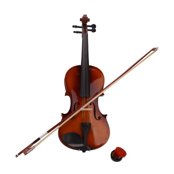 4/4 Acoustic Violin Case Bow Rosin Natural - Stringspeed