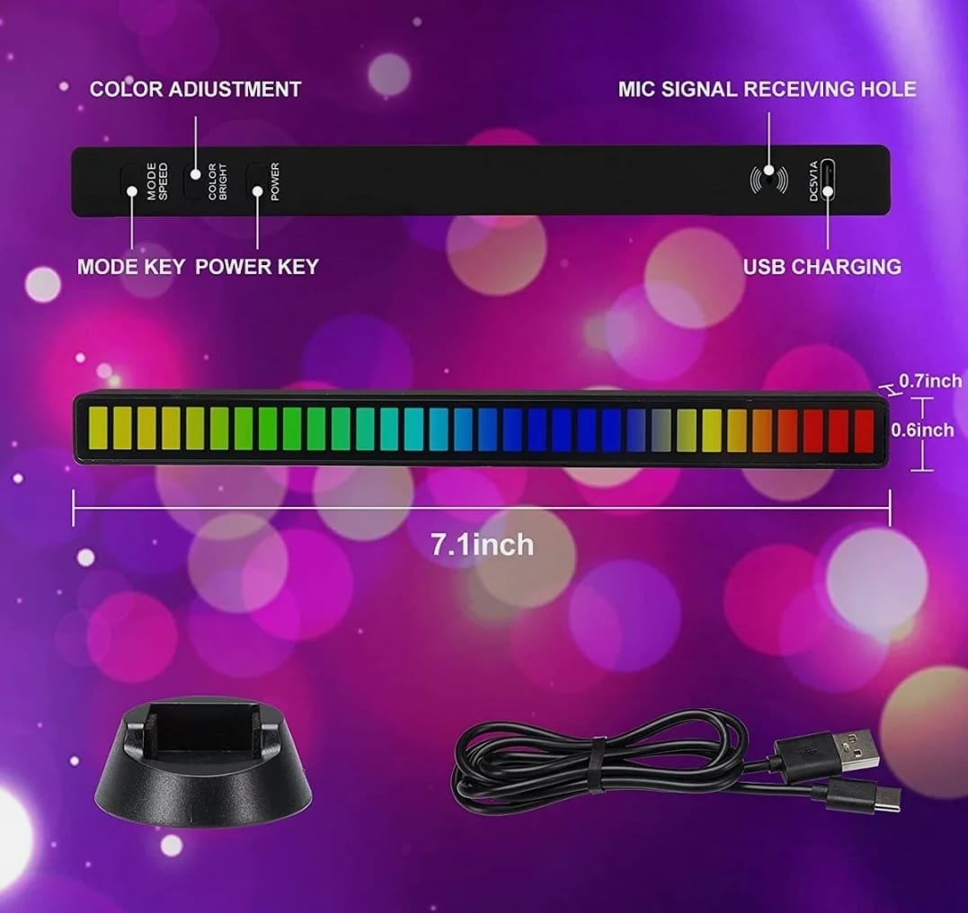 Reactive Music Light Bar - 2 pcs pack | TechTonic® - Stringspeed