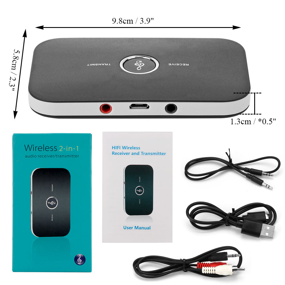 2 in 1 Bluetooth 4.1 Audio Transmitter & Receiver | TechTonic® - Stringspeed