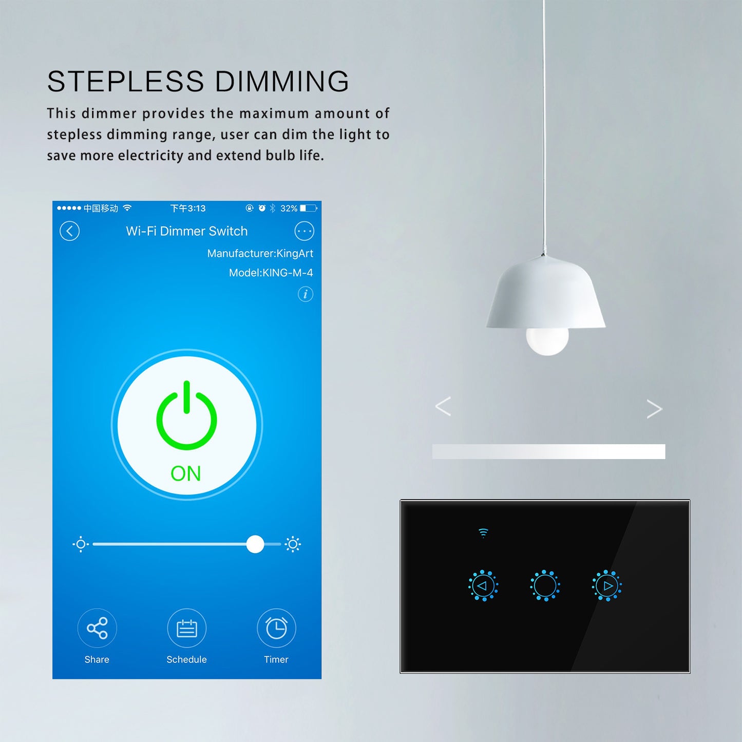 Smart Wifi Light Switch Control | TechTonic® - Stringspeed