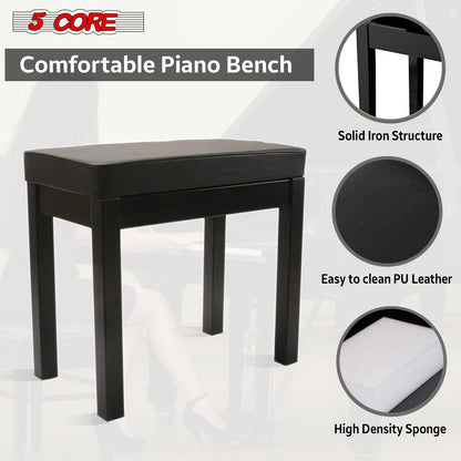 Piano Bench - Heavy Duty | EastTone® - Stringspeed