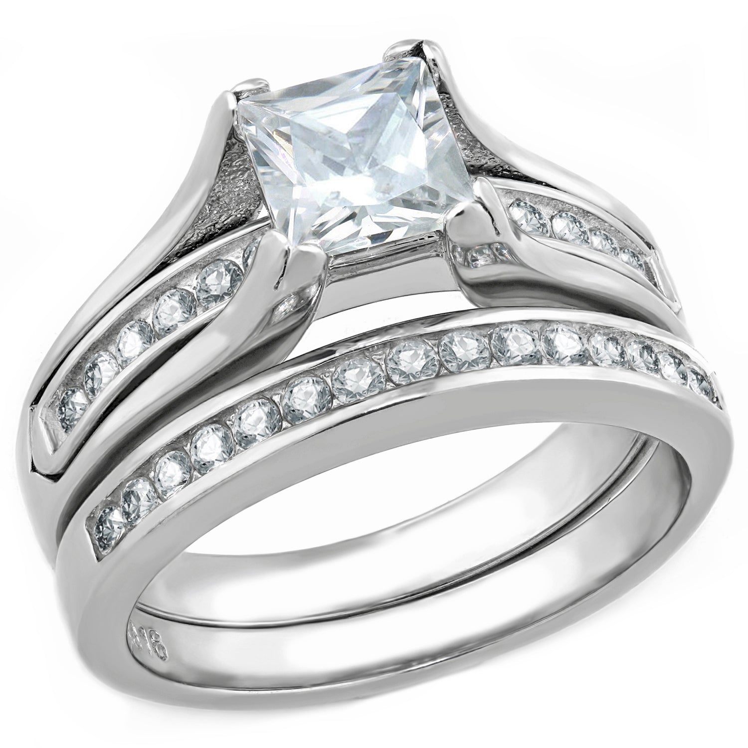 Enchanting Grace Bridal Set Wedding Rings | CozyCouture - Stringspeed