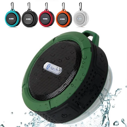 Mini Portable Waterproof Bluetooth Speaker with Suction Cup | TechTonic® - Stringspeed