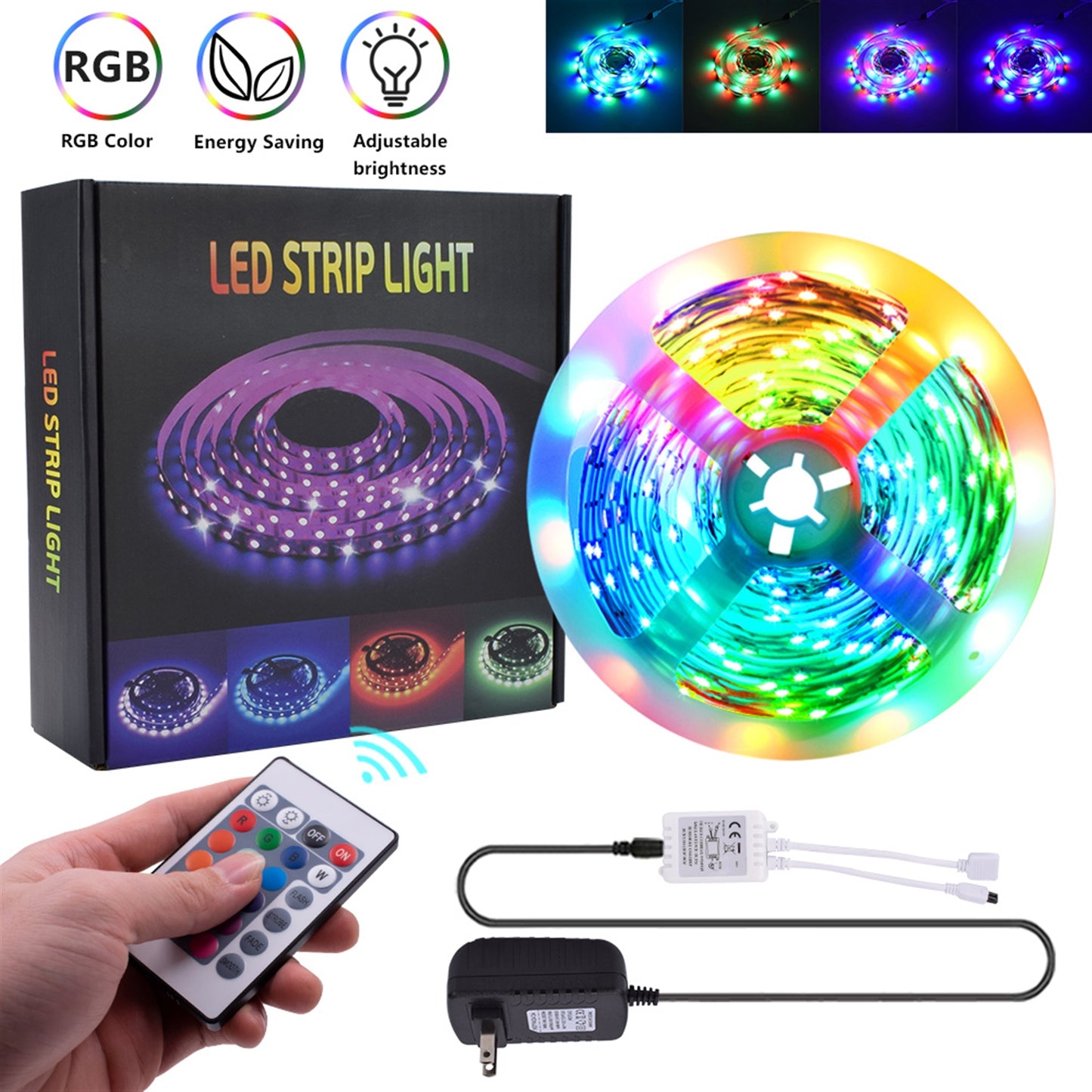 150-LED Light Strip with IR Remote | TechTonic® - Stringspeed