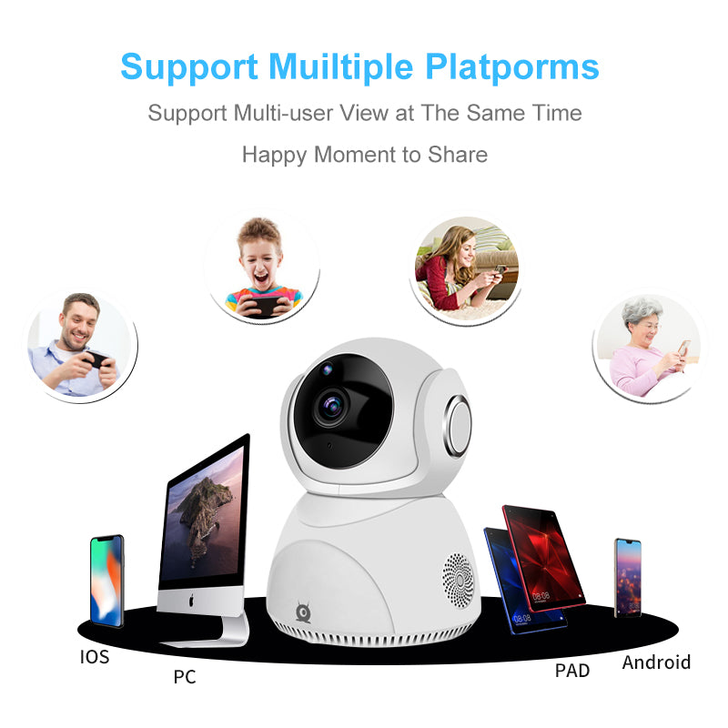 HD 1080P Camera 360° Panoramic PTZ Wireless Wifi Camera | TechTonic® - Stringspeed