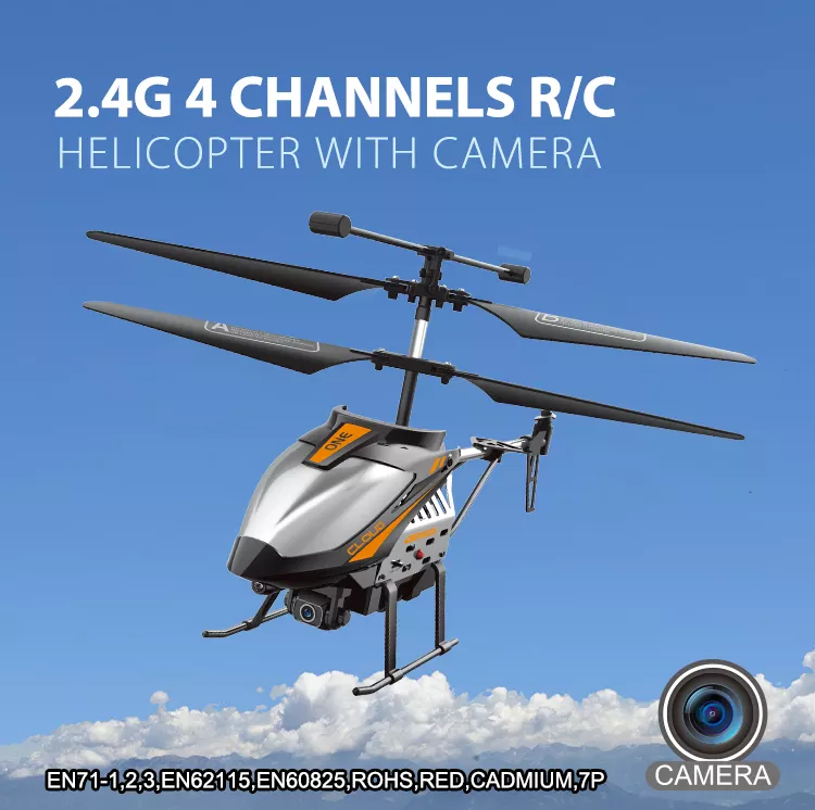 2.4G 4CH Sky Max RC Flying Helicopter with Camera and Lights - Stringspeed