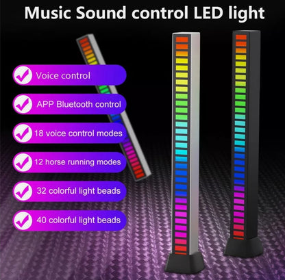 Reactive Music Light Bar - 2 pcs pack | TechTonic® - Stringspeed