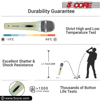 Dynamic Microphone W/ 3-pin XLR Connector | EastTone® - Stringspeed