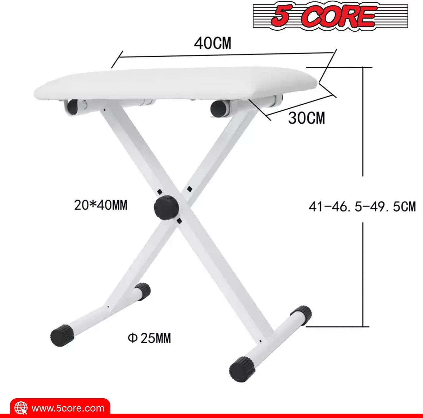 Portable Keyboard Bench | EastTone® - Stringspeed