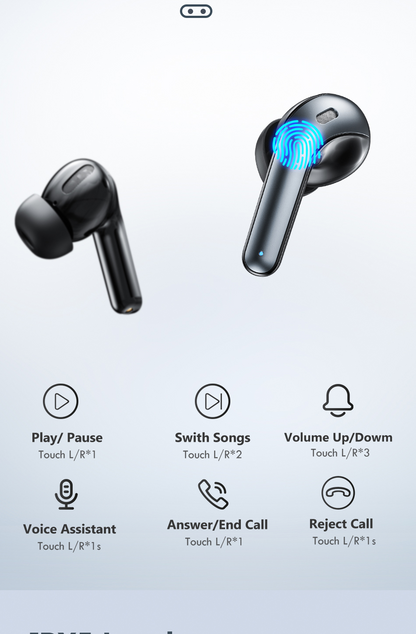 LED TWS Earbuds Bluetooth 5.0 Earphones | TechTonic® - Stringspeed