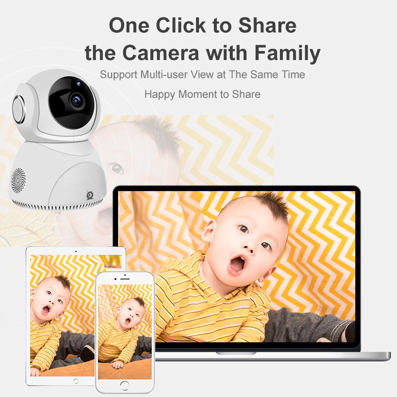 HD 1080P Camera 360° Panoramic PTZ Wireless Wifi Camera | TechTonic® - Stringspeed