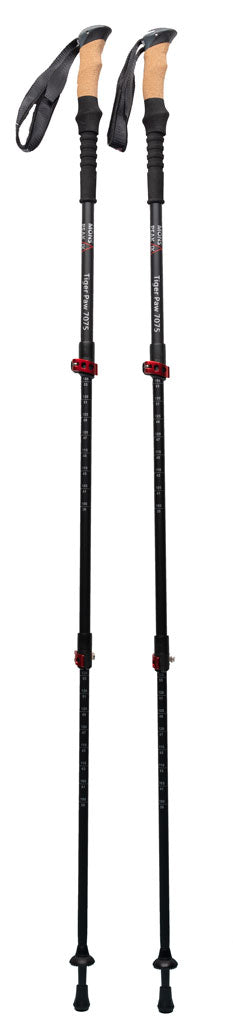 Mons Peak IX Tiger Paw 7075 Trekking Poles | ERGOHeal® - Stringspeed