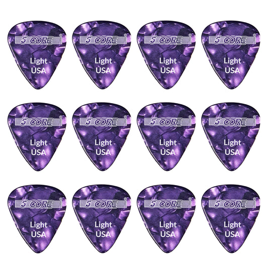 Guitar Picks 12 Pcs Light Gauge | EastTone® - Stringspeed