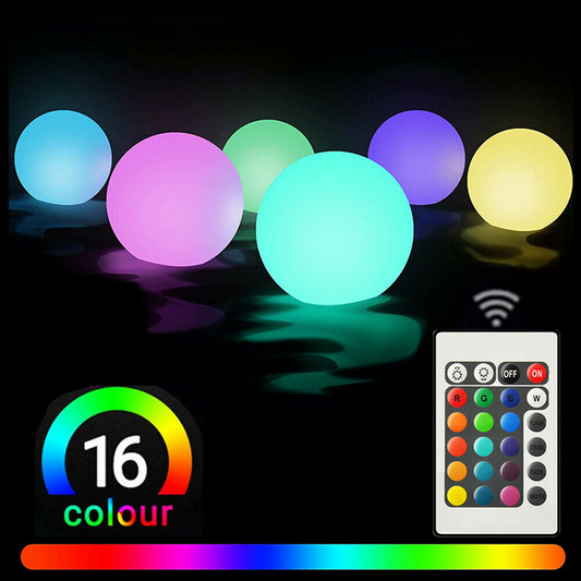 Floating Pool Lights RGB Color Changing LED Ball Lights | TechTonic® - Stringspeed