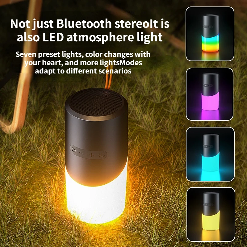 Waterproof Portable Wireless Bluetooth Speaker with RGB Light | TechTonic® - Stringspeed