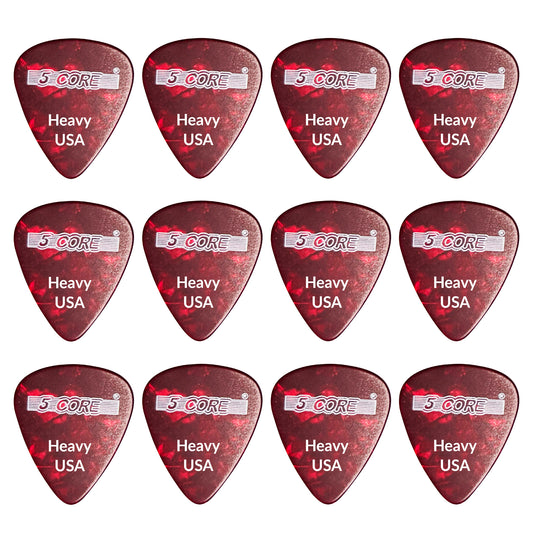 Guitar Picks 12 Pcs Heavy Gauge | EastTone® - Stringspeed