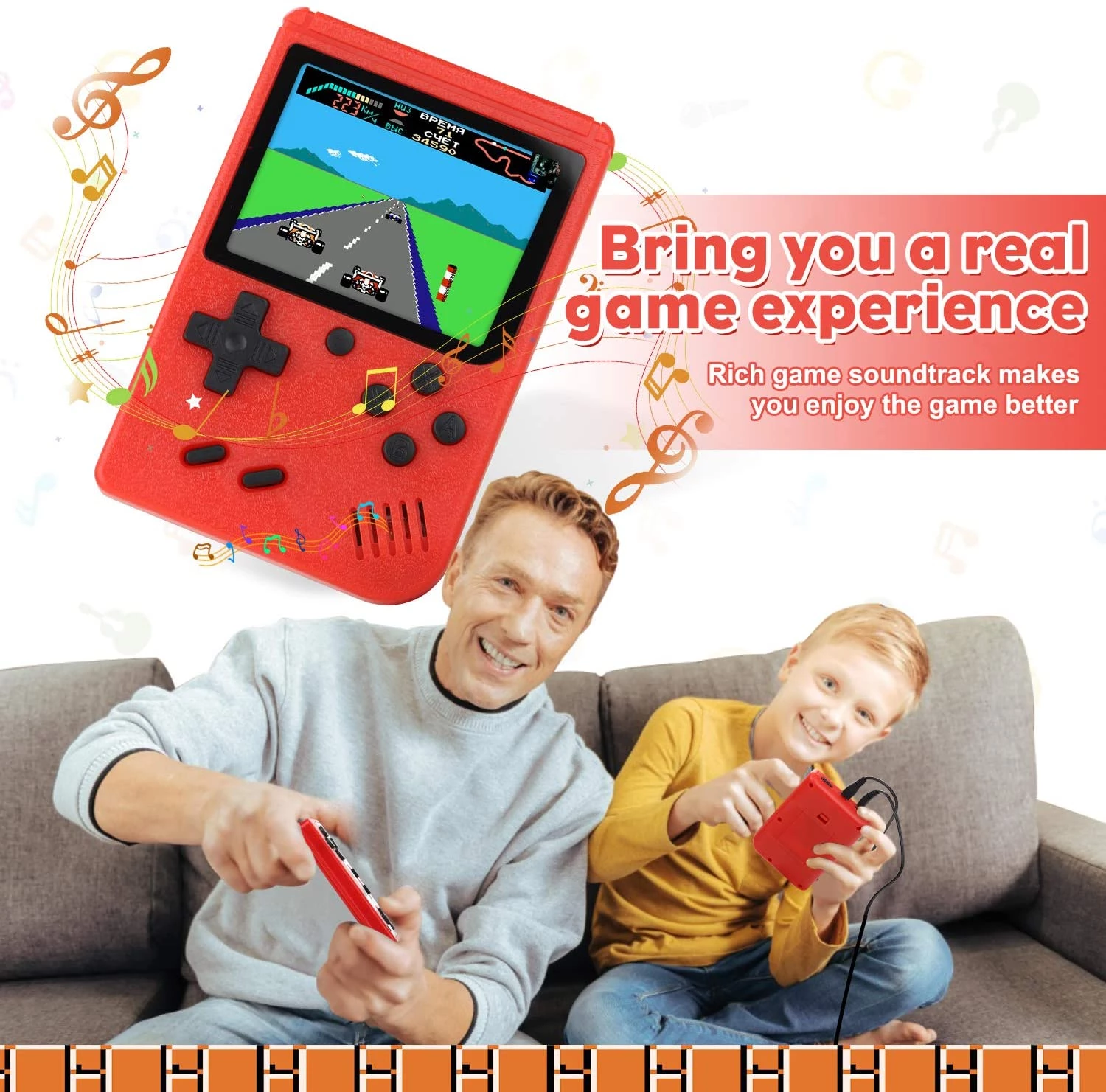 3.0 Inch Retro Portable Mini Handheld Video Game Console | TechTonic® - Stringspeed