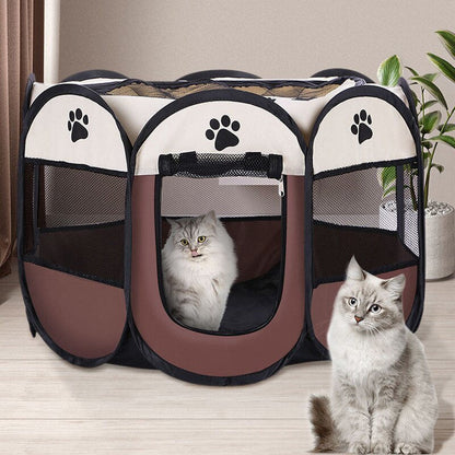 Portable Foldable Pet Playpen | PetPals® - Stringspeed