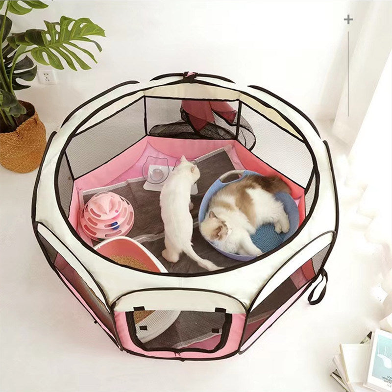 Portable Foldable Pet Playpen | PetPals® - Stringspeed