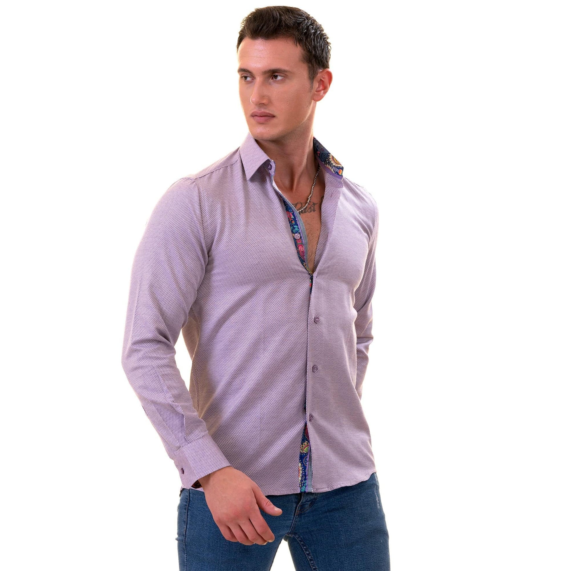 Men's Designer Dress Shirt | Tailored | Slim fit | BespokeBrothers® - Stringspeed