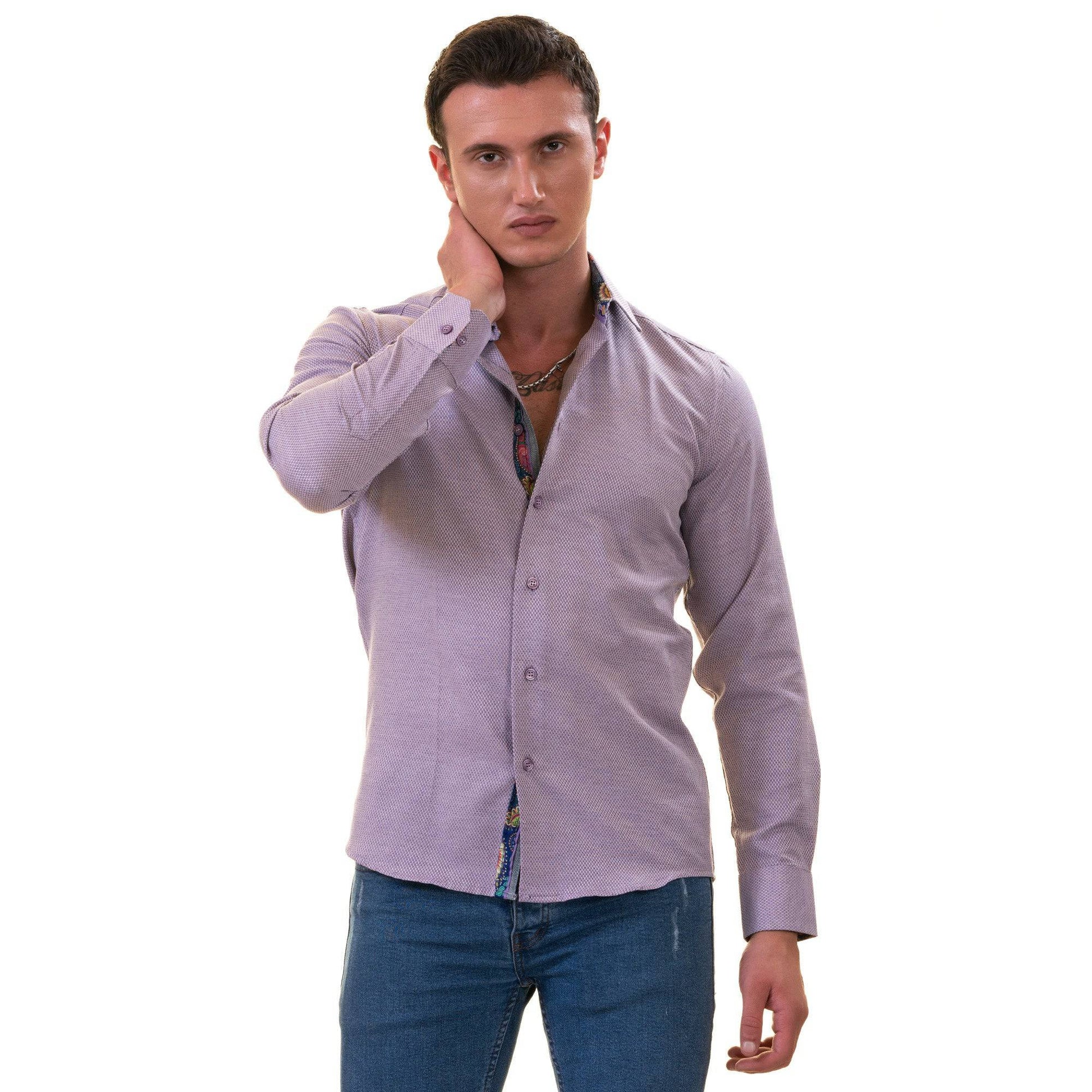 Men's Designer Dress Shirt | Tailored | Slim fit | BespokeBrothers® - Stringspeed