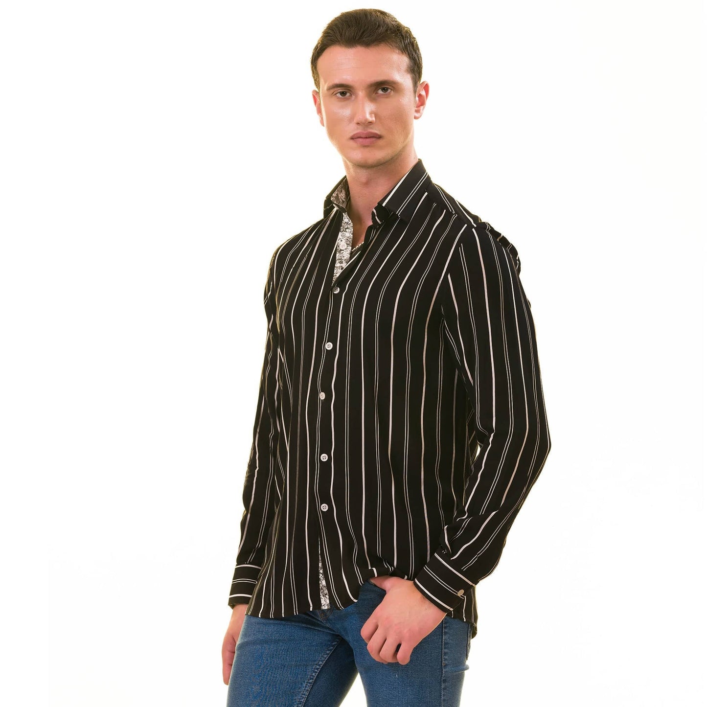 Men's Designer Dress Shirt | Tailored | Slim fit | BespokeBrothers® - Stringspeed