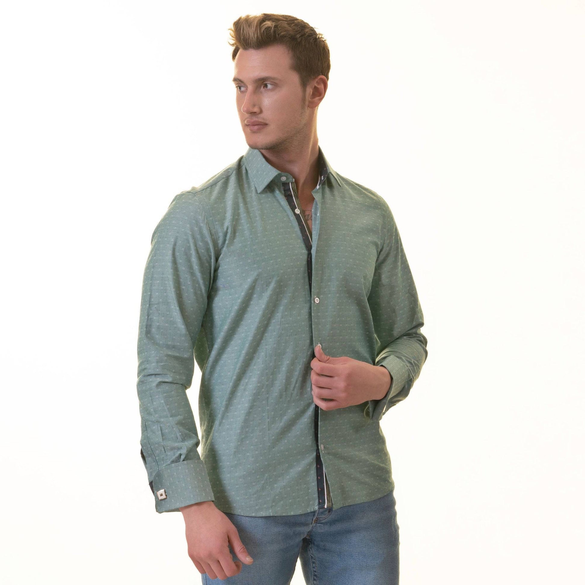 Men's Designer Dress Shirt | Tailored | Slim fit | BespokeBrothers® - Stringspeed