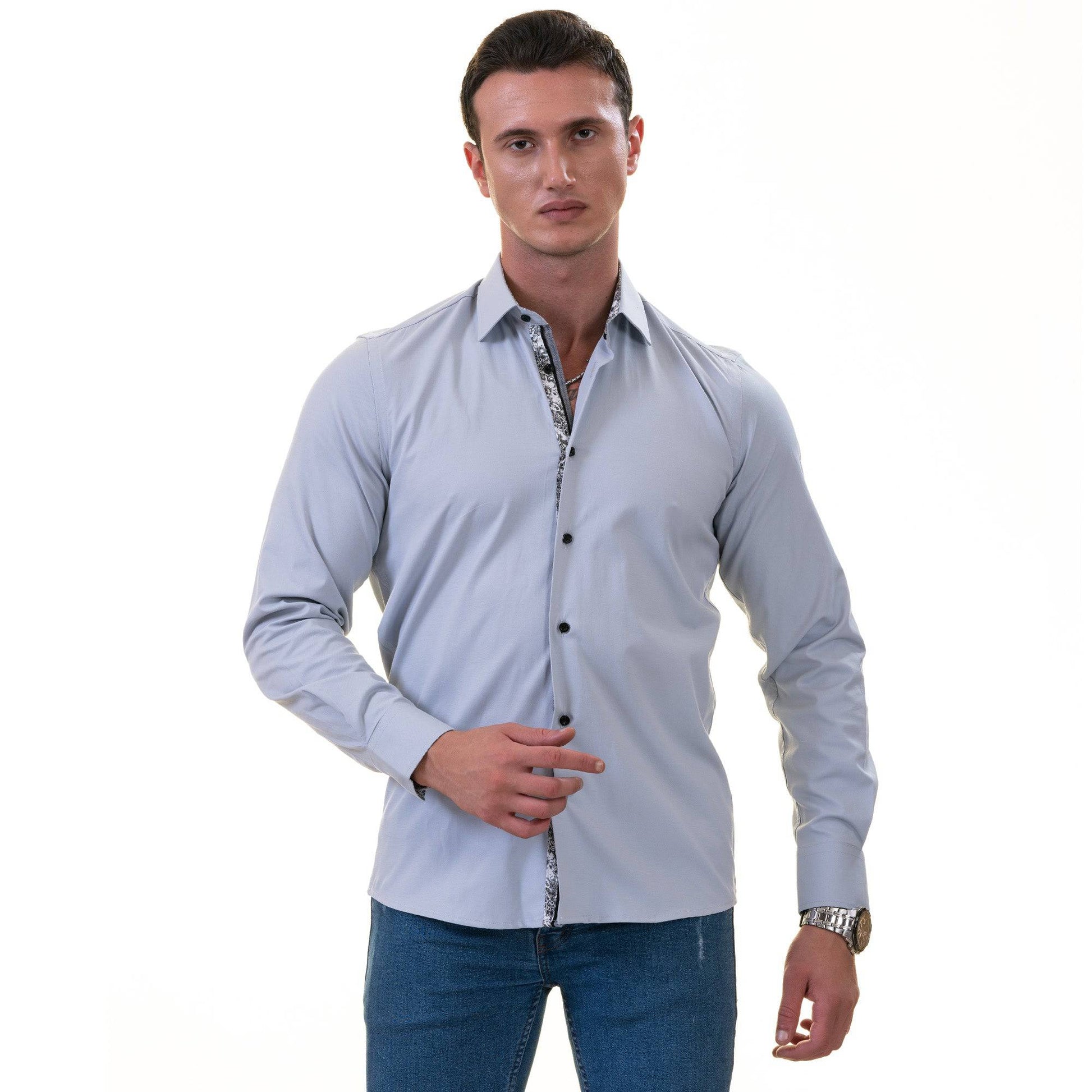 Men's Designer Dress Shirt | Tailored | Slim fit | BespokeBrothers® - Stringspeed