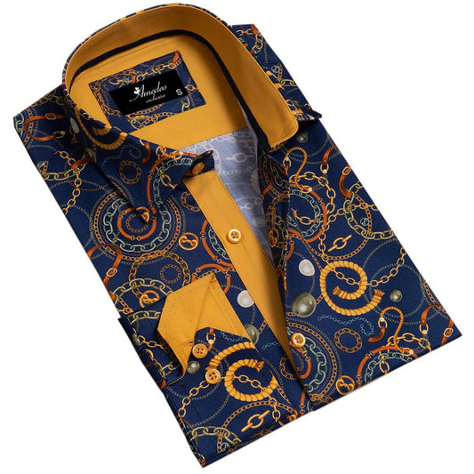 Men's Designer Dress Shirt | Tailored | Slim fit | BespokeBrothers® - Stringspeed