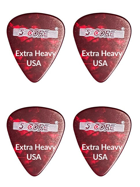 Guitar Picks 12 Pcs Extra Heavy | EastTone® - Stringspeed