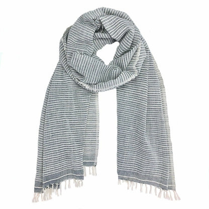 Ethiopian Stripe Wrap Scarf - Stringspeed