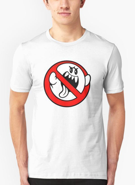 Ghost Buster White T-shirt | BespokeBrothers® - Stringspeed