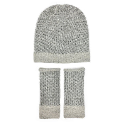 Gray Interwoven Alpaca Beanie | CozyCouture® - Stringspeed