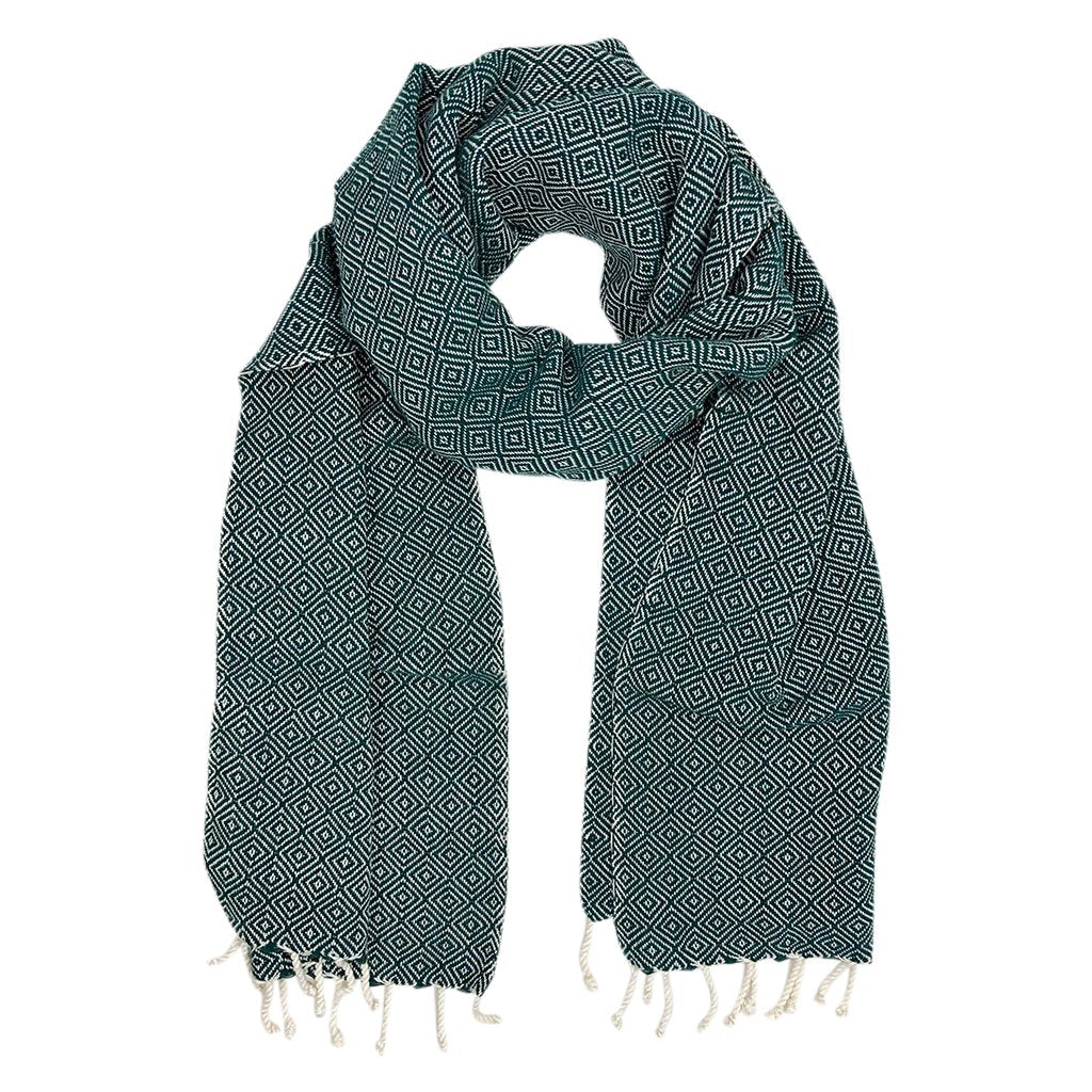 Organic Cotton Diamond Scarf | BespokeBrothers® - Stringspeed