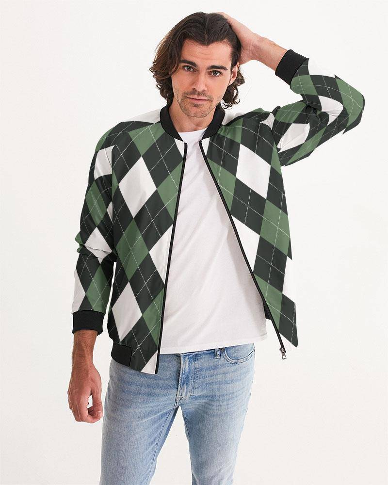 Tartan Plaid Bomber Jacket | BespokeBrothers® - Stringspeed