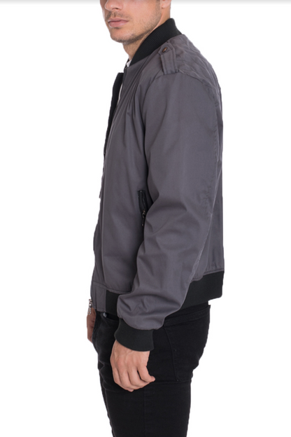 CASUAL BOMBER JACKET | BespokeBrothers® - Stringspeed