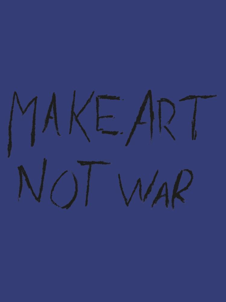 "Make Art Not War" HOODIE | CozyCouture® - Stringspeed