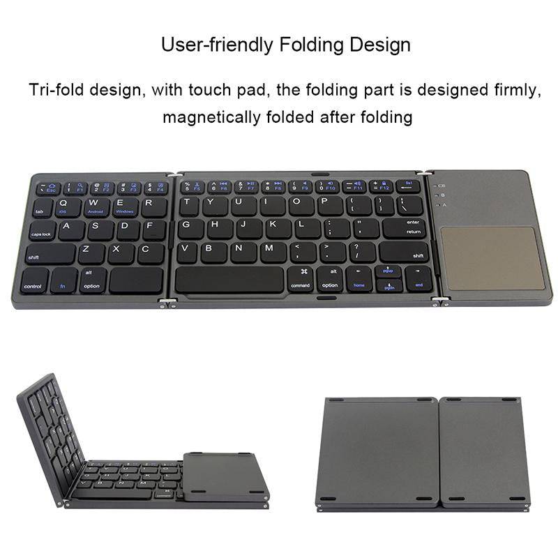 Folding Bluetooth Keyboard | Wireless | TechTonic® - Stringspeed